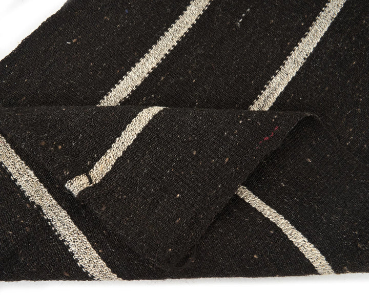 Brown Turkish Kilim Rug 2'2" x 13'5" Flat-Weave | No. VR15684