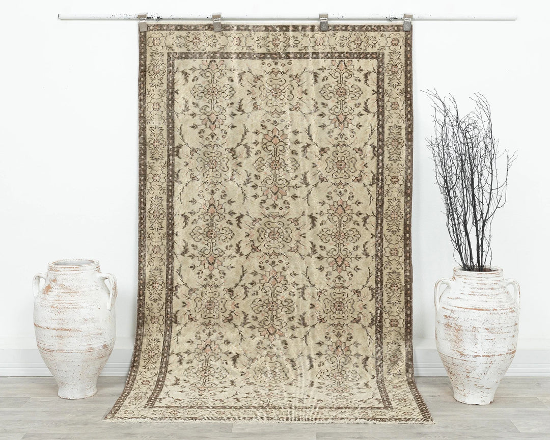 Rust Oushak Rug 3' 7" x 6' 7" | No. VR15755
