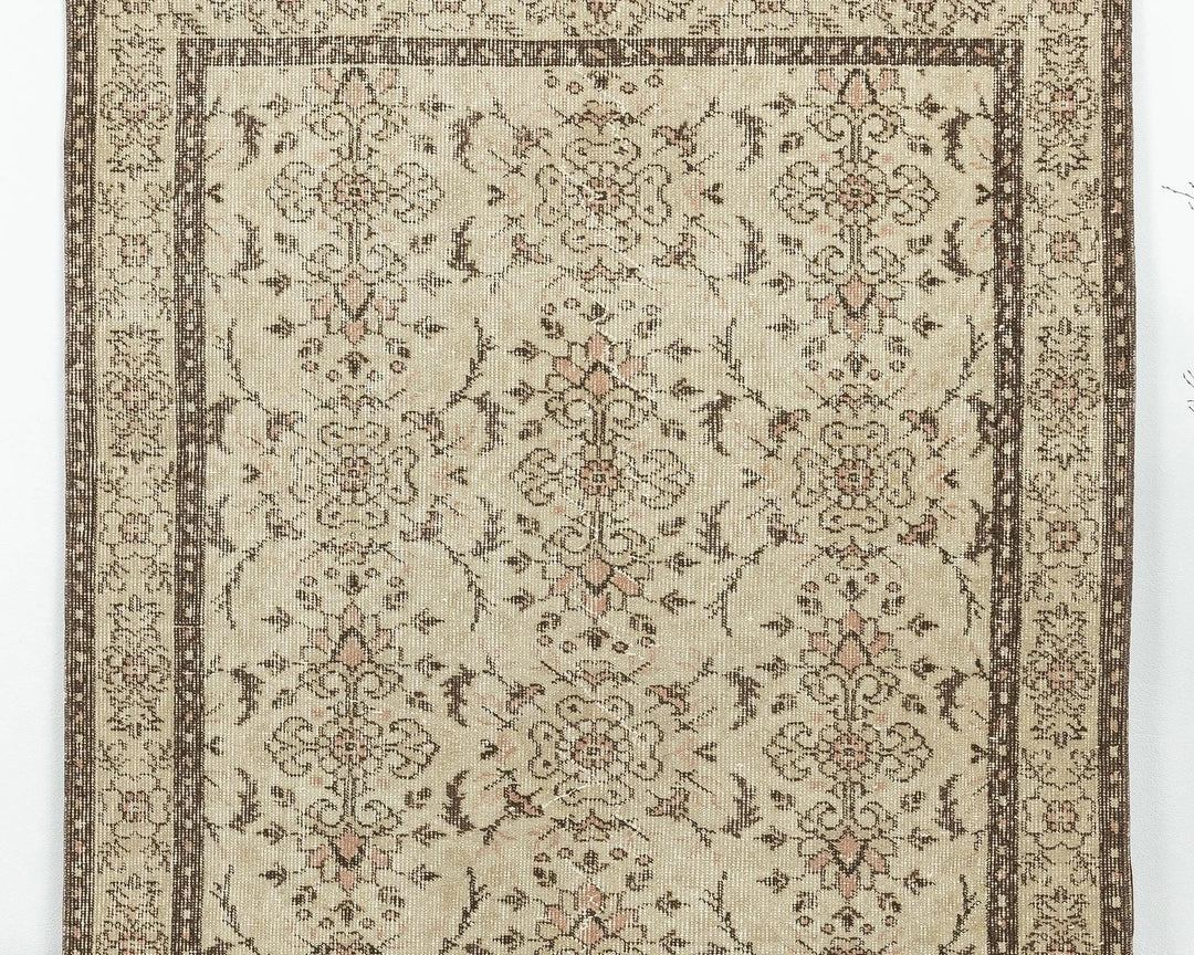 Rust Oushak Rug 3' 7" x 6' 7" | No. VR15755