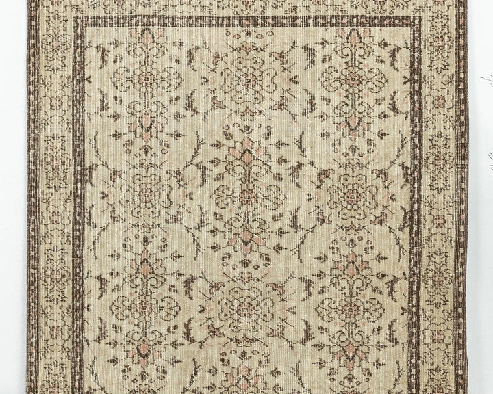 Rust Oushak Rug 3' 7" x 6' 7" | No. VR15755