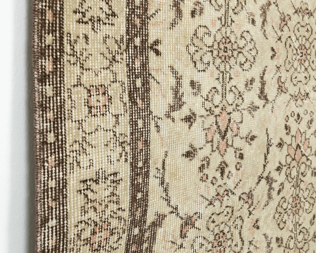 Rust Oushak Rug 3' 7" x 6' 7" | No. VR15755