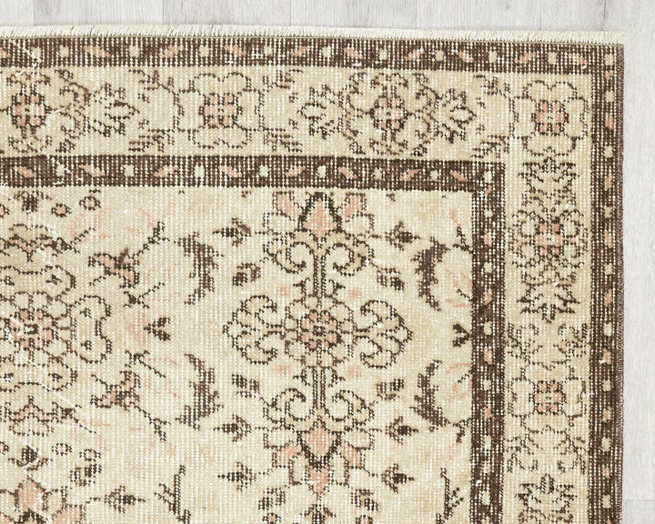 Rust Oushak Rug 3' 7" x 6' 7" | No. VR15755