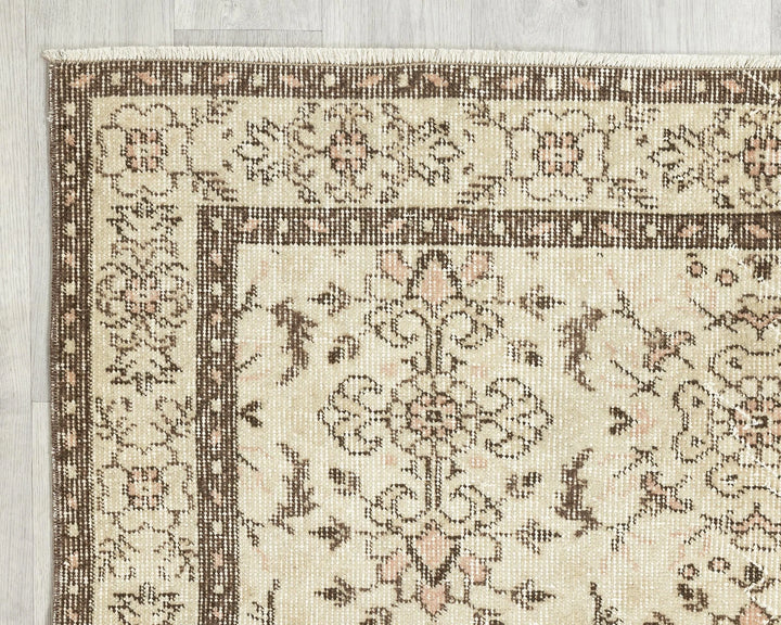 Rust Oushak Rug 3' 7" x 6' 7" | No. VR15755