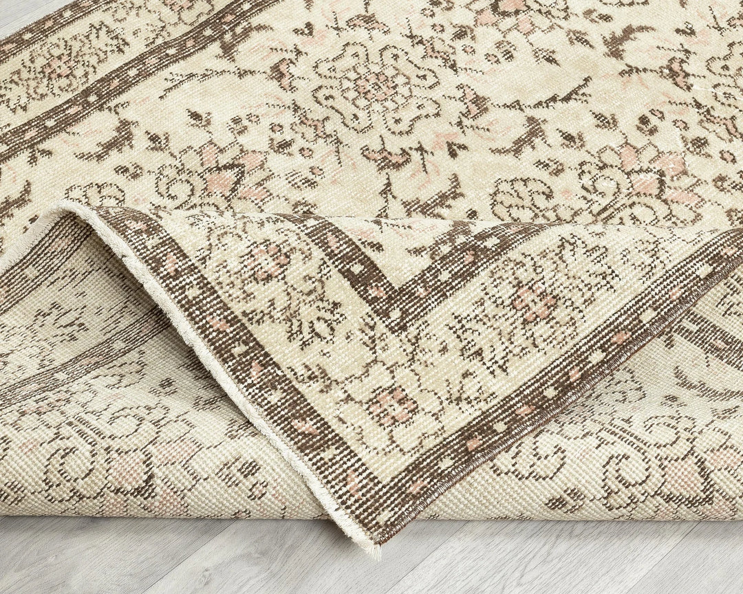 Rust Oushak Rug 3' 7" x 6' 7" | No. VR15755