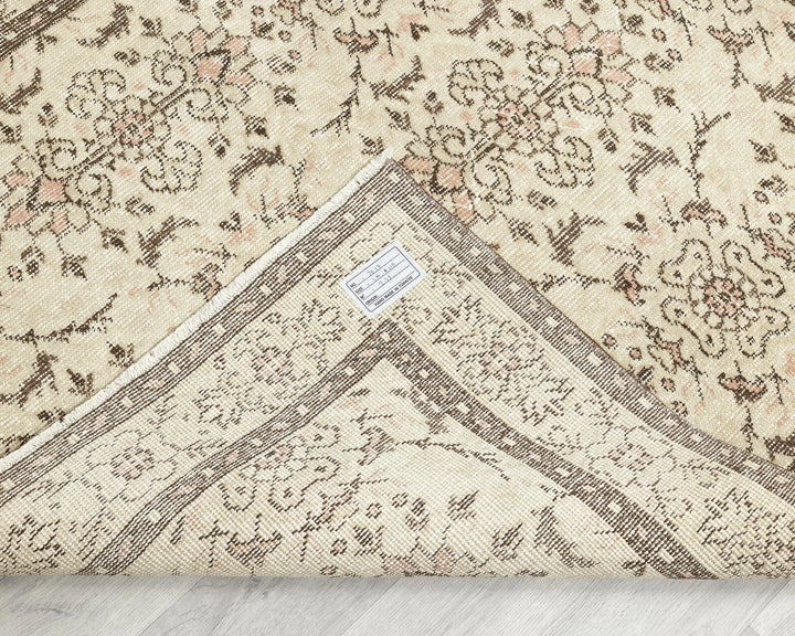 Rust Oushak Rug 3' 7" x 6' 7" | No. VR15755
