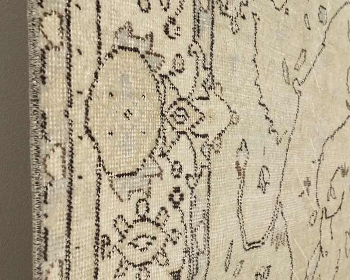 Multicolor Turkish Oushak Rug 6'2" x 10'1" Hand-Knotted | No. VR15892