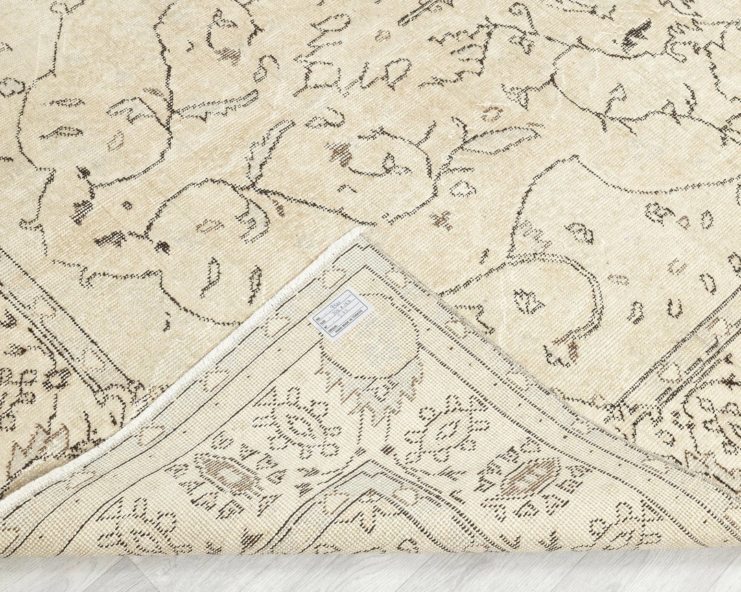 Multicolor Turkish Oushak Rug 6'2" x 10'1" Hand-Knotted | No. VR15892