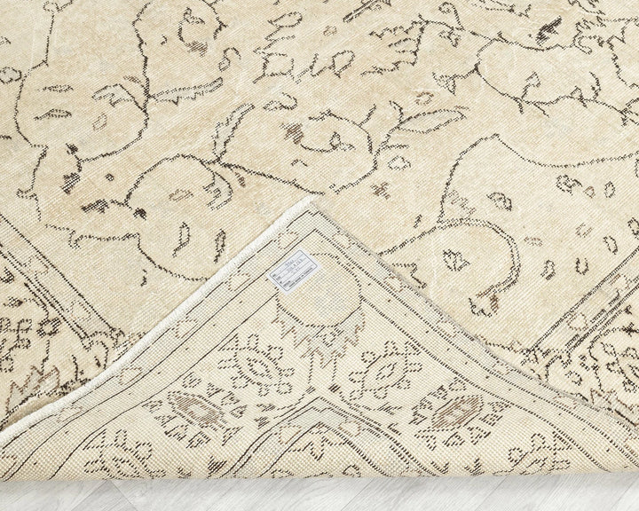 Multicolor Turkish Oushak Rug 6'2" x 10'1" Hand-Knotted | No. VR15892