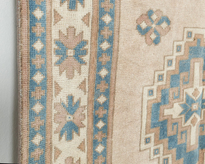 Multicolor Turkish Oushak Rug 4' 5" x 6' 2" Hand-Knotted | No. VR15971