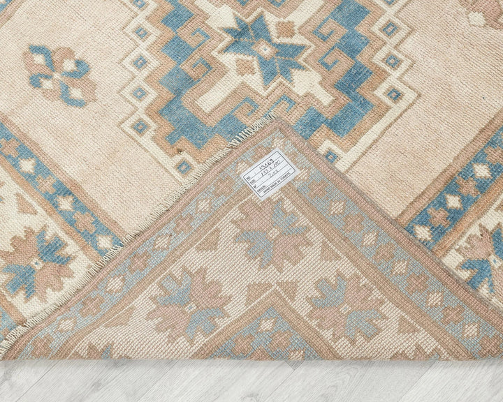 Multicolor Turkish Oushak Rug 4' 5" x 6' 2" Hand-Knotted | No. VR15971