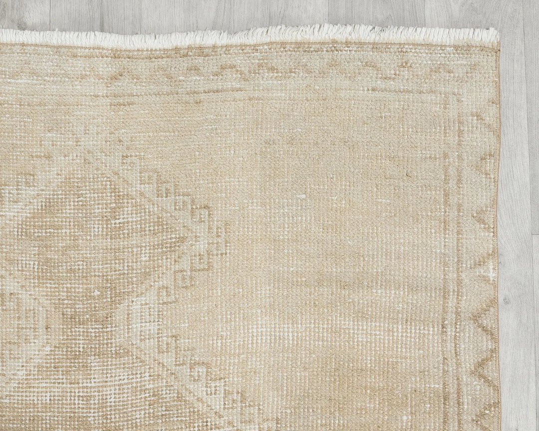 Multicolor Turkish Oushak Rug 3' 5" x 12' 1" Hand-Knotted | No. VR15973