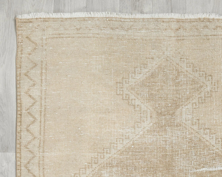Multicolor Turkish Oushak Rug 3' 5" x 12' 1" Hand-Knotted | No. VR15973