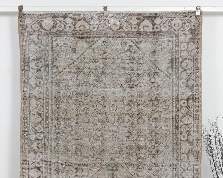 Multicolor Turkish Oushak Rug 5' 1" x 9' 11" Hand-Knotted | No. VR16021