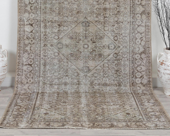 Multicolor Turkish Oushak Rug 5' 1" x 9' 11" Hand-Knotted | No. VR16021