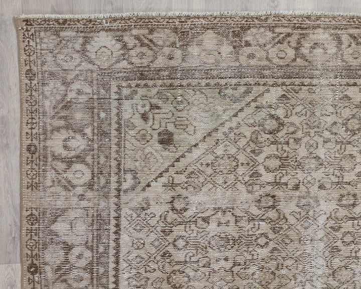 Multicolor Turkish Oushak Rug 5' 1" x 9' 11" Hand-Knotted | No. VR16021