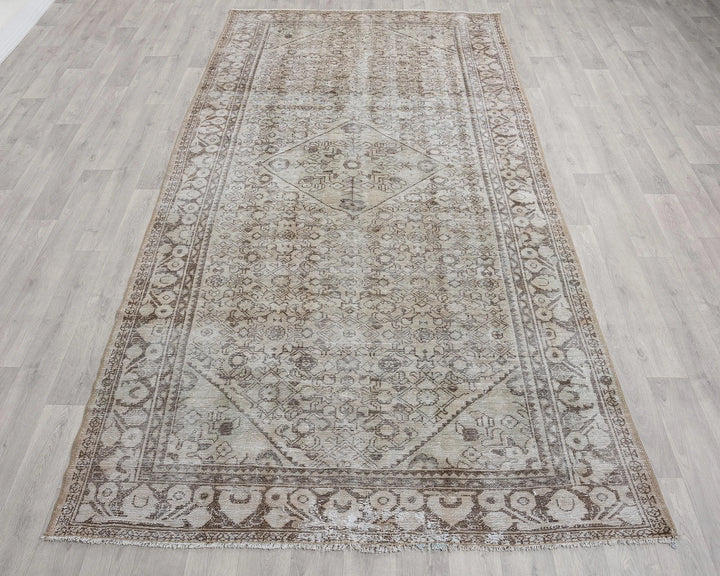 Multicolor Turkish Oushak Rug 5' 1" x 9' 11" Hand-Knotted | No. VR16021