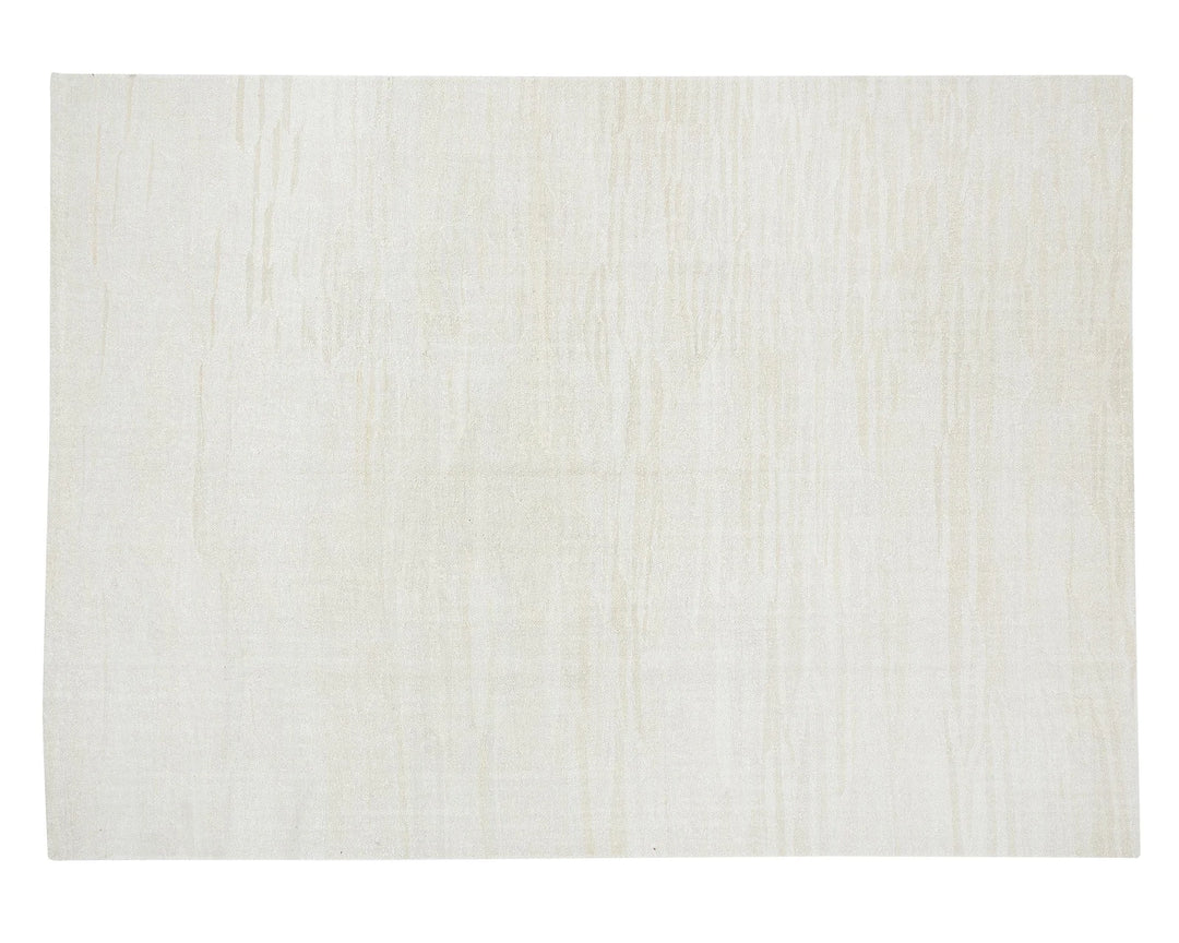 White Turkish Kilim Rug 8' 6" x 11' 2" Flat-Weave | No. VR16042
