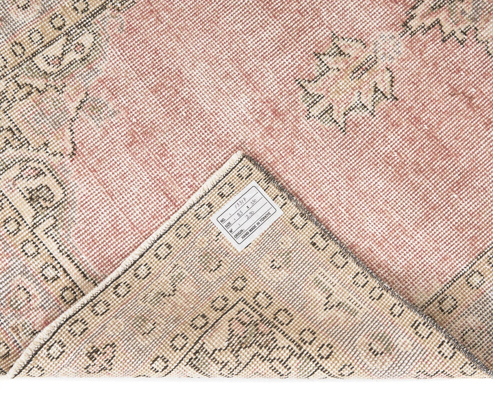 Beige Turkish Oushak Rug 2'9" x 11'6" Hand-Knotted | No. VR16109