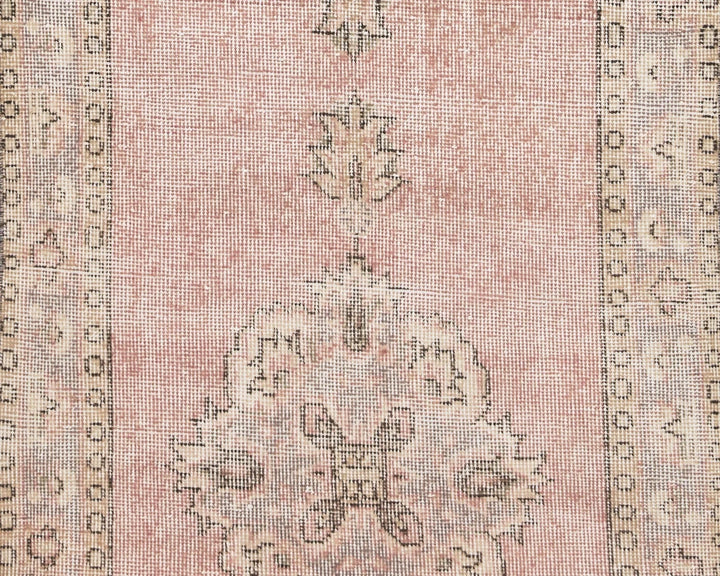 Beige Turkish Oushak Rug 2'9" x 11'6" Hand-Knotted | No. VR16109