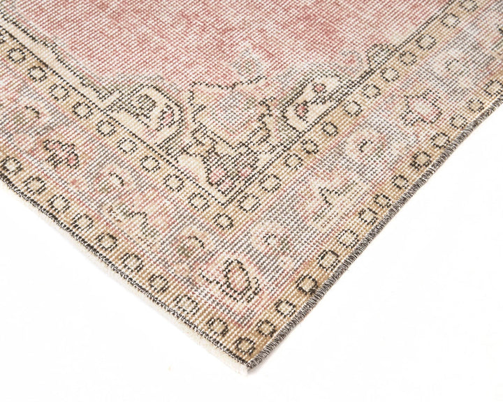 Beige Turkish Oushak Rug 2'9" x 11'6" Hand-Knotted | No. VR16109