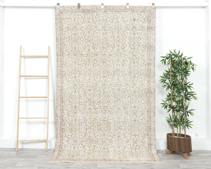 Multicolor Turkish Oushak Rug 4' 9" x 8' Hand-Knotted | No. VR16136