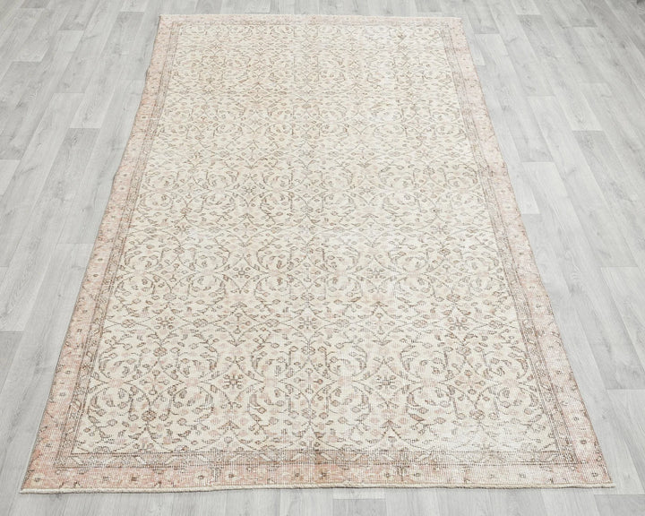 Multicolor Turkish Oushak Rug 4' 9" x 8' Hand-Knotted | No. VR16136