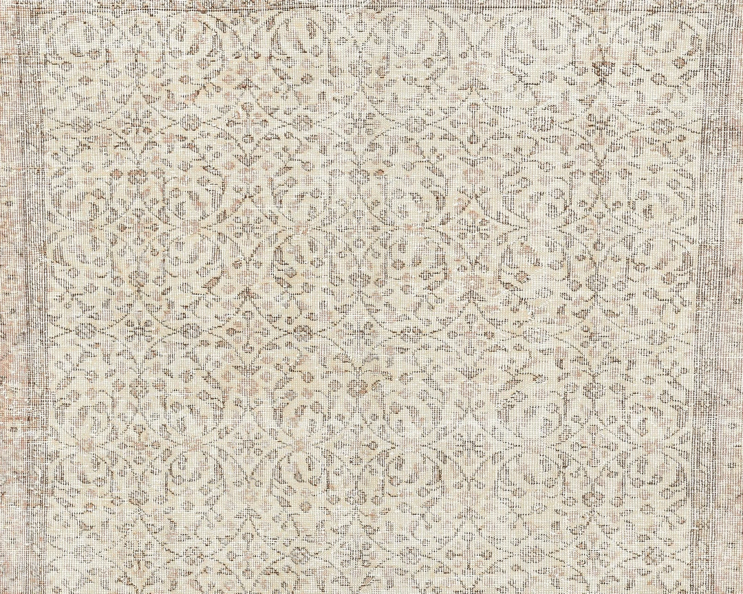 Multicolor Turkish Oushak Rug 4' 9" x 8' Hand-Knotted | No. VR16136