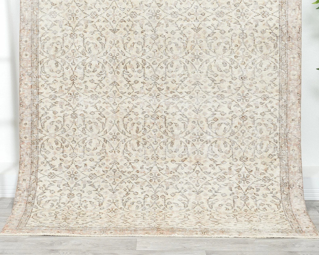 Multicolor Turkish Oushak Rug 4' 9" x 8' Hand-Knotted | No. VR16136