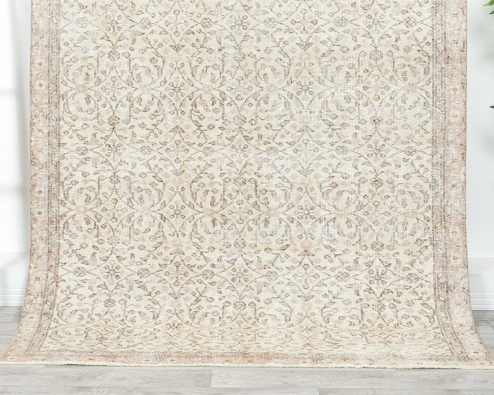 Multicolor Turkish Oushak Rug 4' 9" x 8' Hand-Knotted | No. VR16136