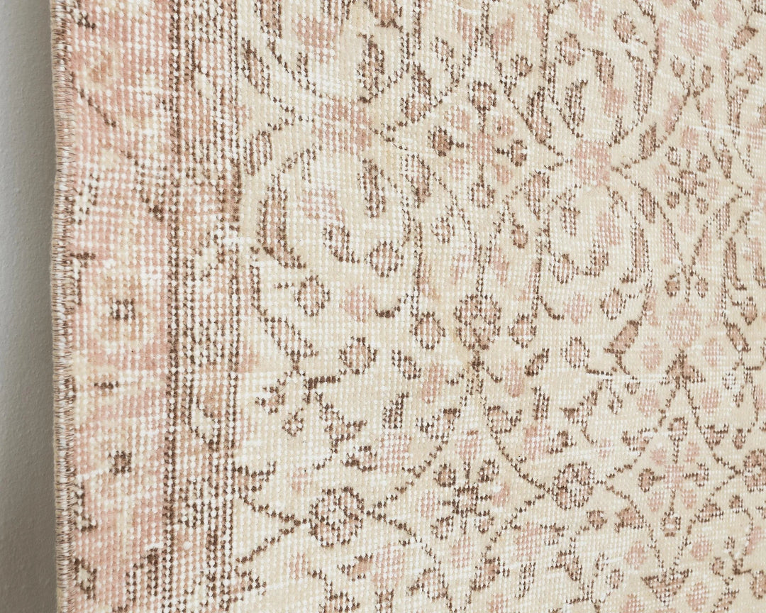 Multicolor Turkish Oushak Rug 4' 9" x 8' Hand-Knotted | No. VR16136