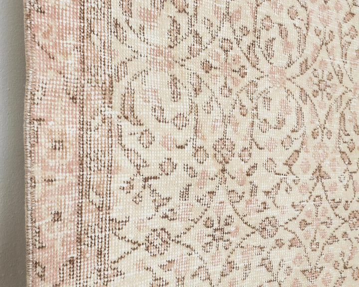 Multicolor Turkish Oushak Rug 4' 9" x 8' Hand-Knotted | No. VR16136