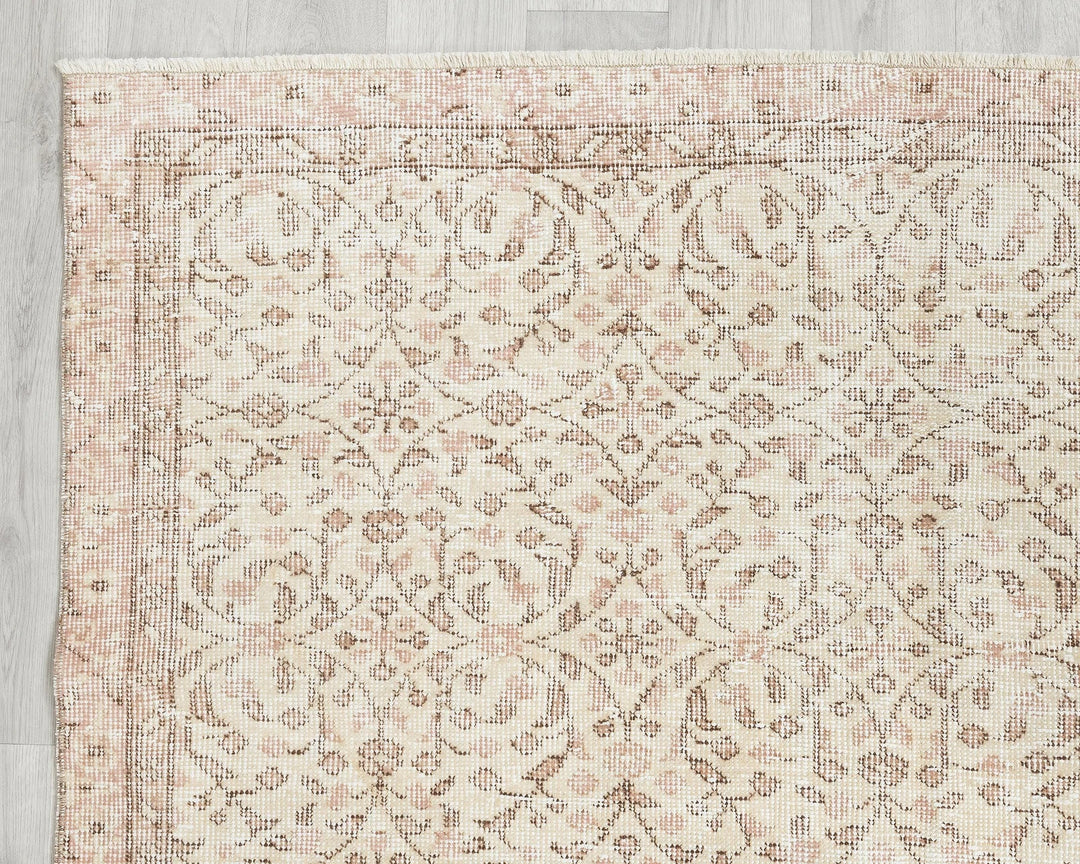 Multicolor Turkish Oushak Rug 4' 9" x 8' Hand-Knotted | No. VR16136