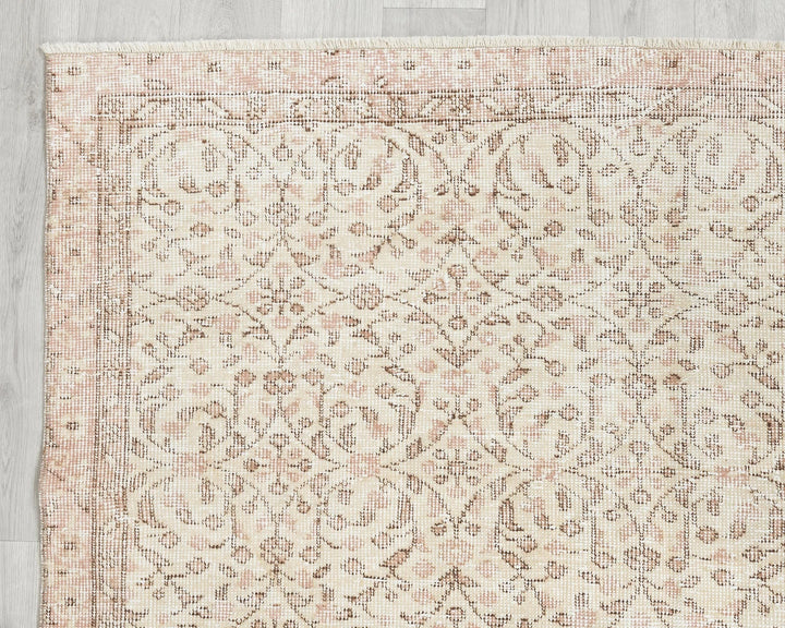 Multicolor Turkish Oushak Rug 4' 9" x 8' Hand-Knotted | No. VR16136
