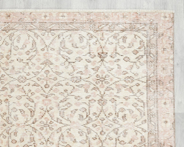 Multicolor Turkish Oushak Rug 4' 9" x 8' Hand-Knotted | No. VR16136