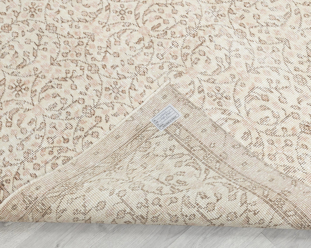 Multicolor Turkish Oushak Rug 4' 9" x 8' Hand-Knotted | No. VR16136