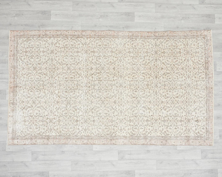 Multicolor Turkish Oushak Rug 4' 9" x 8' Hand-Knotted | No. VR16136