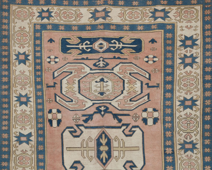 Multicolor Turkish Oushak Rug 6'7" x 8'6" Hand-Knotted | No. VR16161