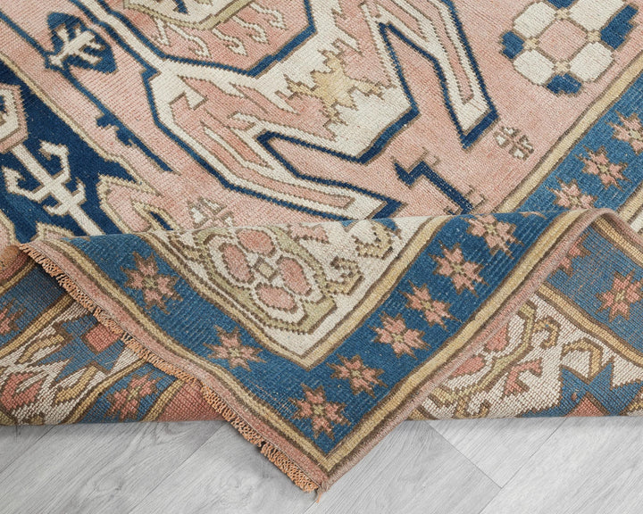 Multicolor Turkish Oushak Rug 6'7" x 8'6" Hand-Knotted | No. VR16161