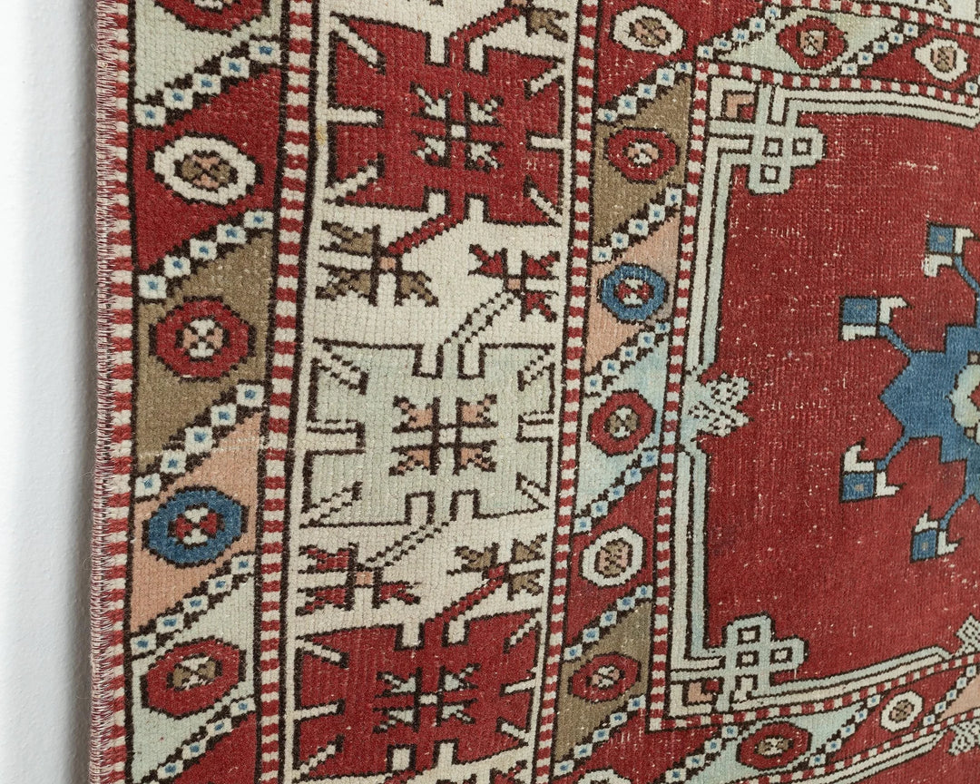 Multicolor Turkish Oushak Rug 5' 11" x 4' 7" Hand-Knotted | No. VR16619