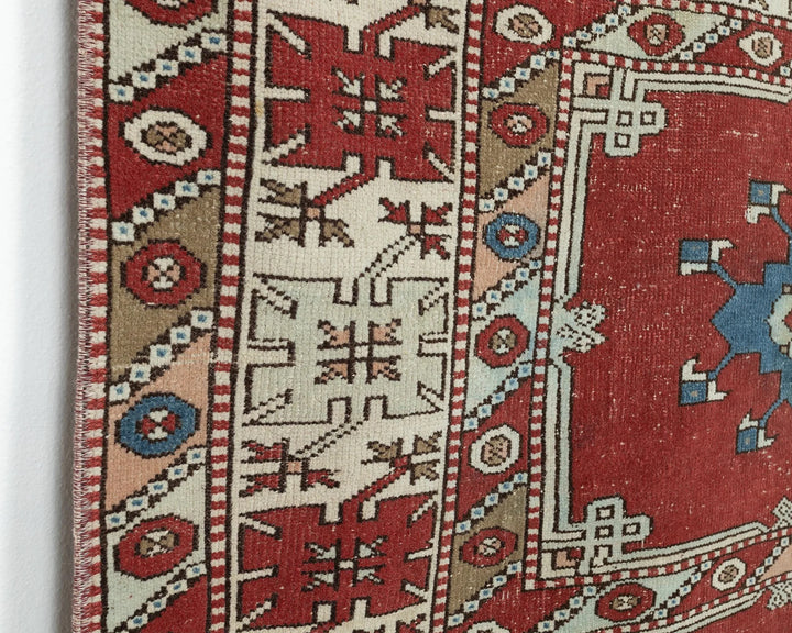 Multicolor Turkish Oushak Rug 5' 11" x 4' 7" Hand-Knotted | No. VR16619