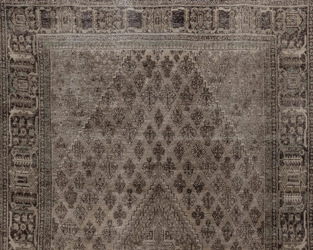 Multicolor Turkish Oushak Rug 7'9" x 11'6" Hand-Knotted | No. VR16678