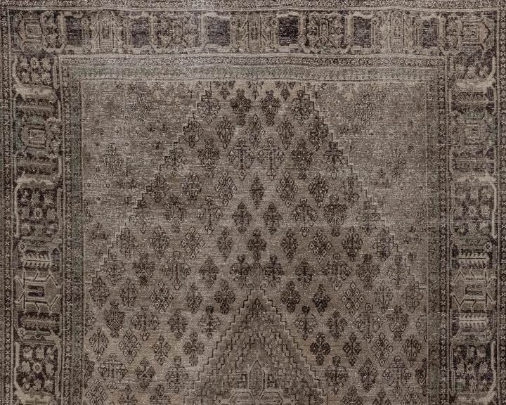 Multicolor Turkish Oushak Rug 7'9" x 11'6" Hand-Knotted | No. VR16678