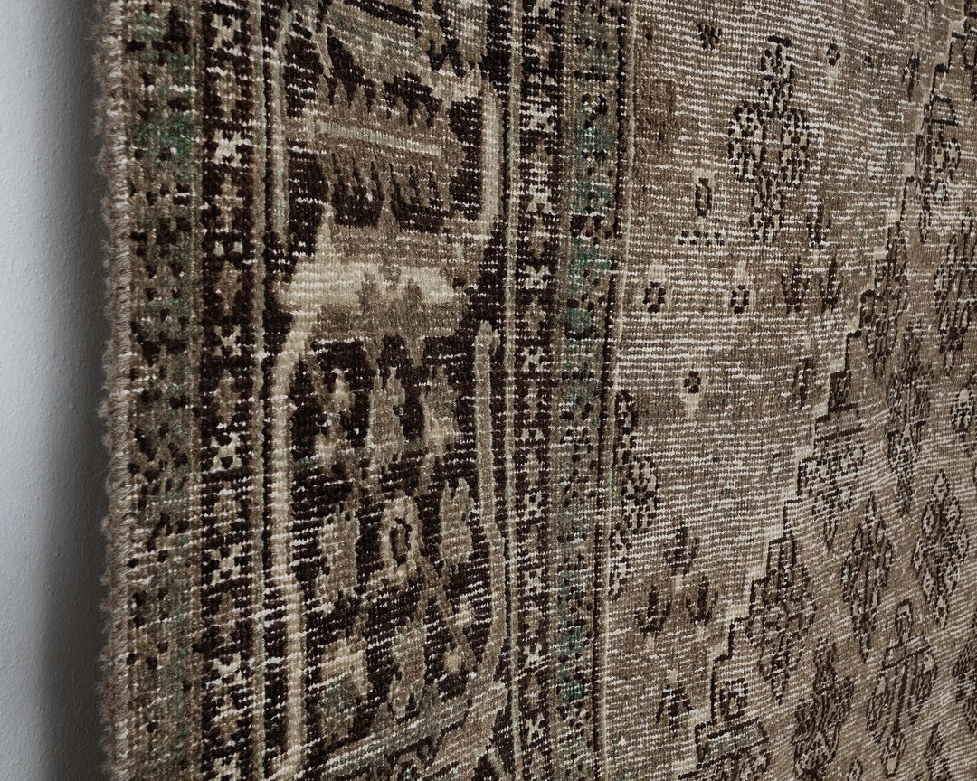 Multicolor Turkish Oushak Rug 7'9" x 11'6" Hand-Knotted | No. VR16678