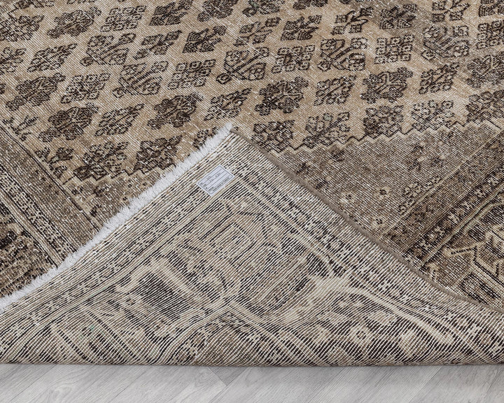 Multicolor Turkish Oushak Rug 7'9" x 11'6" Hand-Knotted | No. VR16678