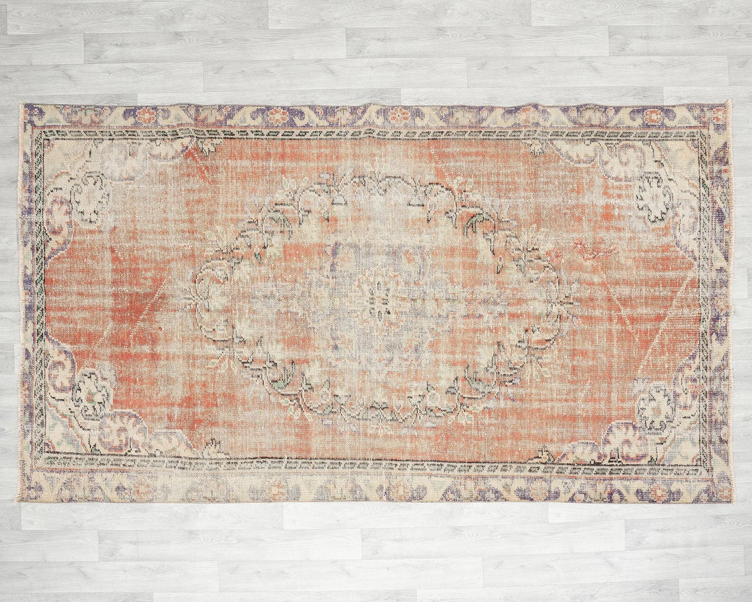 Muted Oushak Rug 5' 1" x 8' 10" | No. VR16699