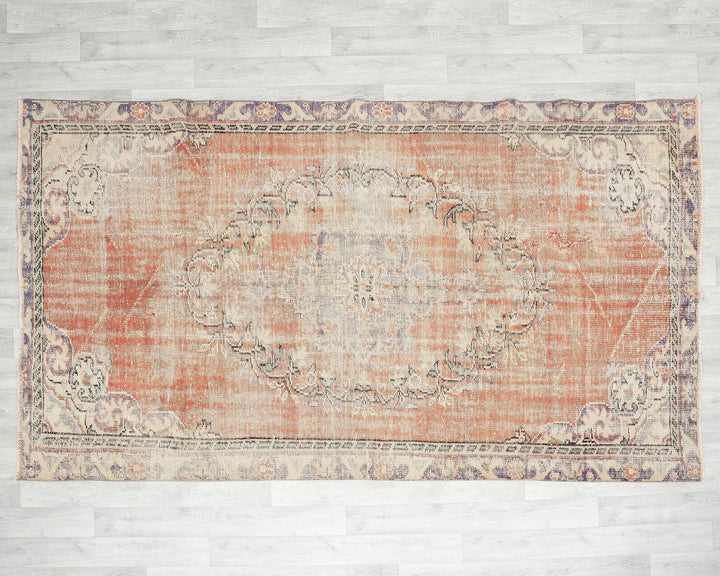 Muted Oushak Rug 5' 1" x 8' 10" | No. VR16699
