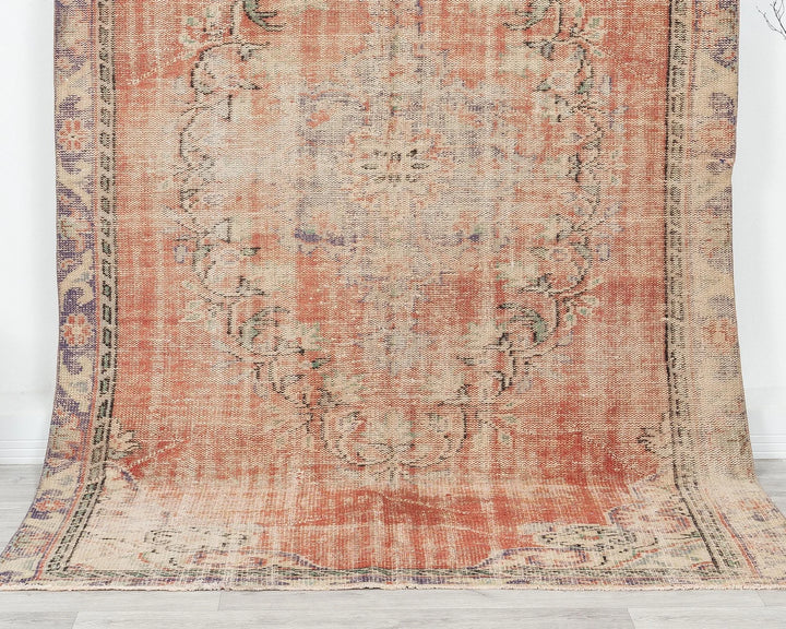 Muted Oushak Rug 5' 1" x 8' 10" | No. VR16699