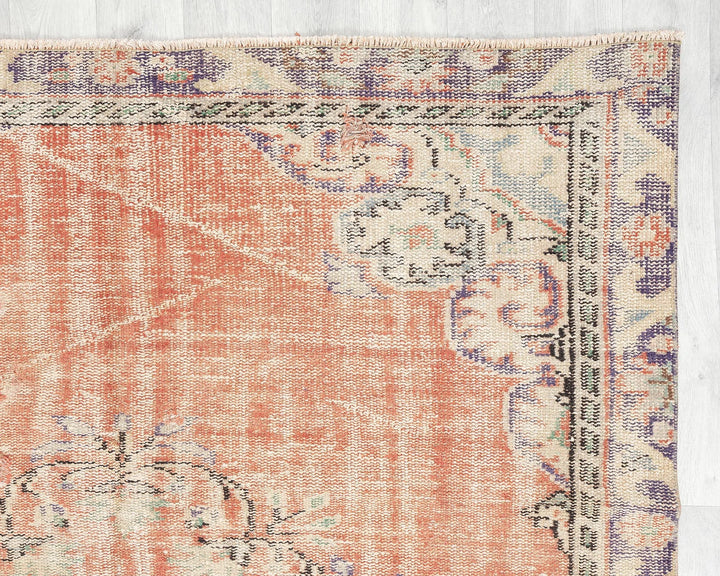 Muted Oushak Rug 5' 1" x 8' 10" | No. VR16699