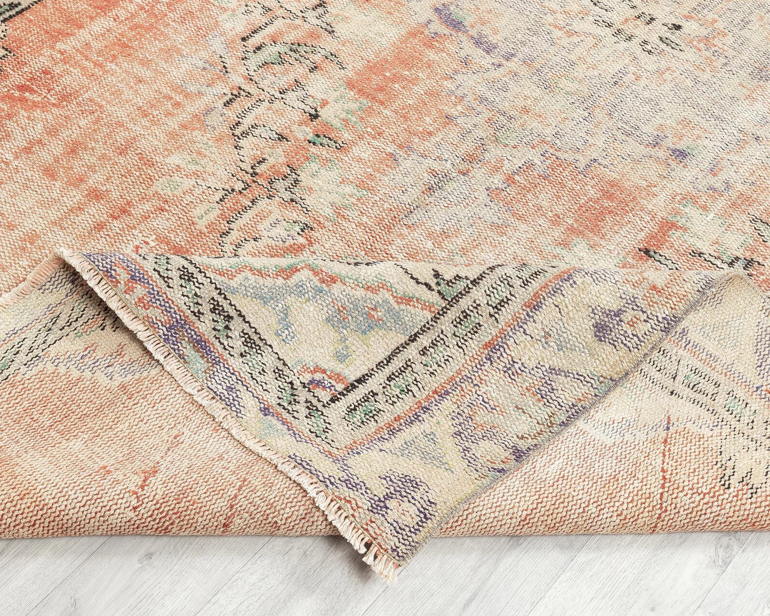 Muted Oushak Rug 5' 1" x 8' 10" | No. VR16699