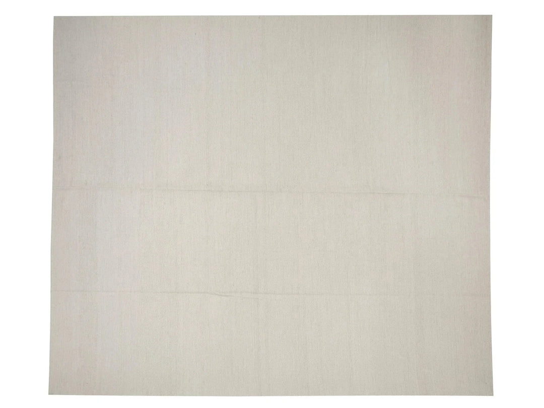 Beige Turkish Kilim Rug 11' 6" x 15' 3" Flat-Weave | No. VR16788